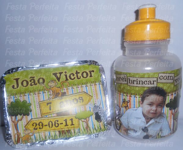 Kit squeeze personalizada + marmita personalizada